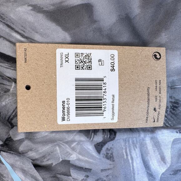 Nike Women's One Dri-FIT Cropped Printed‎ Tank Top Size XXL Breathable A… - Picture 9 of 9